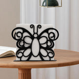 Maxbell Napkin Holder for Table Iron Upright Napkin Storage for Dining Kitchen Party Style A