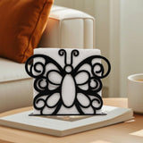 Maxbell Napkin Holder for Table Iron Upright Napkin Storage for Dining Kitchen Party Style A