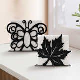Maxbell Napkin Holder for Table Iron Upright Napkin Storage for Dining Kitchen Party Style C
