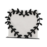 Maxbell Napkin Holder for Table Iron Upright Napkin Storage for Dining Kitchen Party Style D