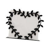 Maxbell Napkin Holder for Table Iron Upright Napkin Storage for Dining Kitchen Party Style D