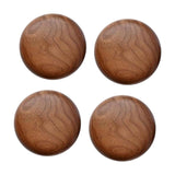 Maxbell 4Pcs Wood Wall Hooks Rustic Coat Hooks Wall Mount for Hanging Purse Backpack