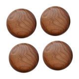 Maxbell 4Pcs Wood Wall Hooks Rustic Coat Hooks Wall Mount for Hanging Purse Backpack