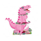 Maxbell Dinosaur Cake Holder Creative 3 Tier Cupcake Stand for Birthday Table Pastry