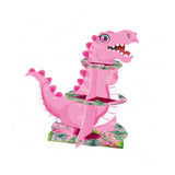 Maxbell Dinosaur Cake Holder Creative 3 Tier Cupcake Stand for Birthday Table Pastry