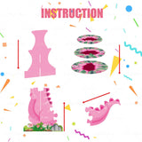 Maxbell Dinosaur Cake Holder Creative 3 Tier Cupcake Stand for Birthday Table Pastry