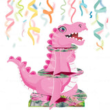 Maxbell Dinosaur Cake Holder Creative 3 Tier Cupcake Stand for Birthday Table Pastry