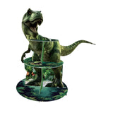 Maxbell Dinosaur Cupcake Stand Dessert Rack Platter Pastry Fruits 3 Tier Cake Holder
