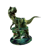 Maxbell Dinosaur Cupcake Stand Dessert Rack Platter Pastry Fruits 3 Tier Cake Holder