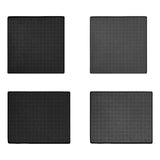 Maxbell Washer Dryer Top Protective Mat Accessory Silicone Washing Machine Top Cover 60cmx60cm Black