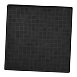 Maxbell Washer Dryer Top Protective Mat Accessory Silicone Washing Machine Top Cover 60cmx60cm Black