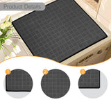 Maxbell Washer Dryer Top Protective Mat Accessory Silicone Washing Machine Top Cover 60cmx50cm Gray