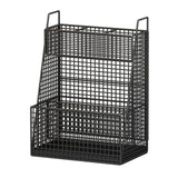 Maxbell Metal Mesh Umbrella Stand Holder 40x25x55cm Black for Home Entry Storage Bin