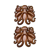 Maxbell Wooden Octopus Charcuterie Platter Appetizers Tray for Fries Cookies Candies 26.5cmx25cmx3cm