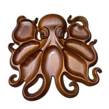 Maxbell Wooden Octopus Charcuterie Platter Appetizers Tray for Fries Cookies Candies 26.5cmx25cmx3cm