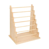 Maxbell Wooden Ribbon Organizer Bracelet Holder for Bow Making Supplies Flower Store