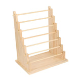 Maxbell Wooden Ribbon Organizer Bracelet Holder for Bow Making Supplies Flower Store