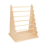 Maxbell Wooden Ribbon Organizer Bracelet Holder for Bow Making Supplies Flower Store