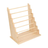 Maxbell Wooden Ribbon Organizer Bracelet Holder for Bow Making Supplies Flower Store