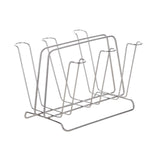 Maxbell Metal Cup Drying Rack Hold 6 Sturdy Coffee Mug Holder for Home Tea Cups Mugs argent