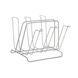 Maxbell Metal Cup Drying Rack Hold 6 Sturdy Coffee Mug Holder for Home Tea Cups Mugs argent