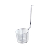 Maxbell Pasta Noodle Strainer Portable Frying Food Basket for Pasta Barbecue Kitchen argent