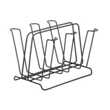 Maxbell Metal Cup Drying Rack Hold 6 Sturdy Coffee Mug Holder for Home Tea Cups Mugs black
