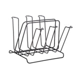 Maxbell Metal Cup Drying Rack Hold 6 Sturdy Coffee Mug Holder for Home Tea Cups Mugs black