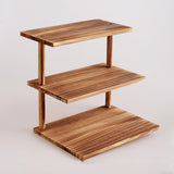 Maxbell 3 Tier Wooden Cupcake Stand Gift Multifunctional for Kitchen Tabletop Retail