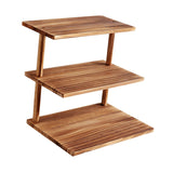 Maxbell 3 Tier Wooden Cupcake Stand Gift Multifunctional for Kitchen Tabletop Retail