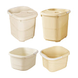 Maxbell 2x Foot Bath Tub Sturdy Foot Bathing Bucket for Relaxation Pedicure Home Use Without Lid
