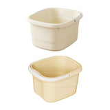 Maxbell 2x Foot Bath Tub Sturdy Foot Bathing Bucket for Relaxation Pedicure Home Use Without Lid
