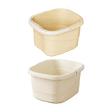 Maxbell 2x Foot Bath Tub Sturdy Foot Bathing Bucket for Relaxation Pedicure Home Use Without Lid