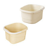 Maxbell 2x Foot Bath Tub Sturdy Foot Bathing Bucket for Relaxation Pedicure Home Use Without Lid
