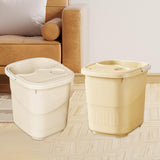 Maxbell 2x Foot Bath Tub Sturdy Foot Bathing Bucket for Relaxation Pedicure Home Use With Lid