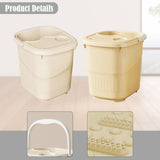 Maxbell 2x Foot Bath Tub Sturdy Foot Bathing Bucket for Relaxation Pedicure Home Use With Lid