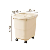 Maxbell 2x Foot Bath Tub Sturdy Foot Bathing Bucket for Relaxation Pedicure Home Use With Lid