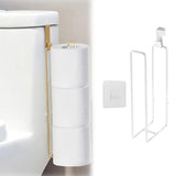 Maxbell Toilet Paper Holder Paper Storage Rack Wall Mount for Dorm Toilet Restaurant