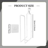 Maxbell Toilet Paper Holder Paper Storage Rack Wall Mount for Dorm Toilet Restaurant