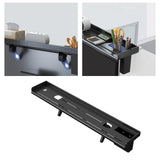 Maxbell TV Top Storage Bracket Wall Mount Adjustable for Cable Box Home Decor Camera 54cmx13cm Black