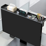 Maxbell TV Top Storage Bracket Wall Mount Adjustable for Cable Box Home Decor Camera 54cmx13cm Black