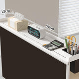 Maxbell TV Top Storage Bracket Wall Mount Adjustable for Cable Box Home Decor Camera 54cmx13cm White