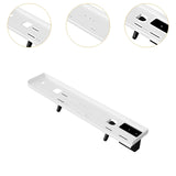 Maxbell TV Top Storage Bracket Wall Mount Adjustable for Cable Box Home Decor Camera 54cmx13cm White