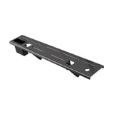 Maxbell TV Top Storage Bracket Wall Mount Adjustable for Cable Box Home Decor Camera 60cmx7cm Black