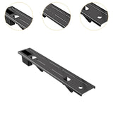 Maxbell TV Top Storage Bracket Wall Mount Adjustable for Cable Box Home Decor Camera 60cmx7cm Black