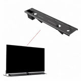 Maxbell TV Top Storage Bracket Wall Mount Adjustable for Cable Box Home Decor Camera 60cmx7cm Black