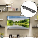 Maxbell TV Top Storage Bracket Wall Mount Adjustable for Cable Box Home Decor Camera 60cmx7cm Black