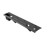 Maxbell TV Top Storage Bracket Wall Mount Adjustable for Cable Box Home Decor Camera 60cmx10cm Black