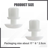 Maxbell 2Pcs WB03x27704 WB02x10997 Professional Accessories Microwave Locking Button