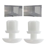 Maxbell 2Pcs WB03x27704 WB02x10997 Professional Accessories Microwave Locking Button